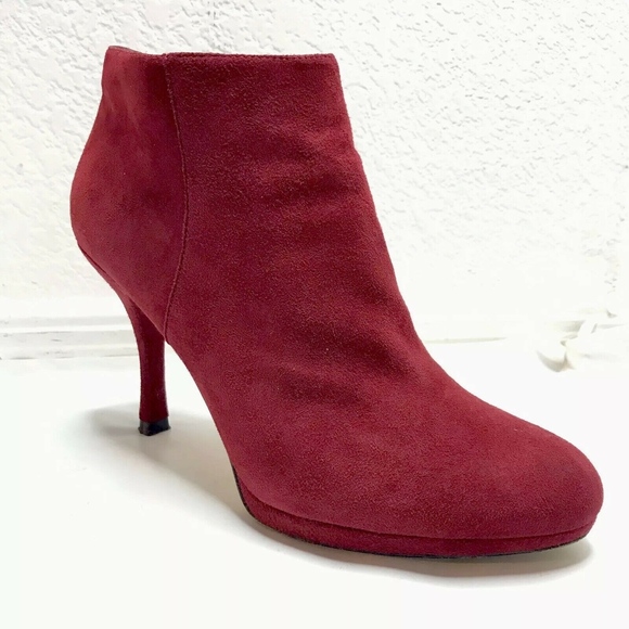 via spiga red suede boots